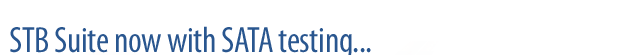 Version 8 - SATA Testing with STB Suite